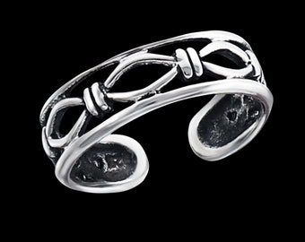 Toe ring Toe ring Ring loops 925 sterling silver as foot jewelry Finger ring Midi ring Toe ring