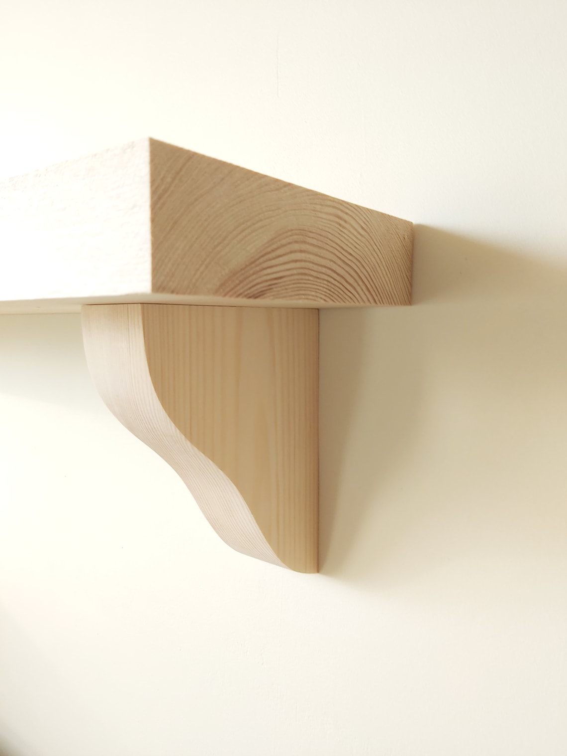 Wood Brackets 2x, Handmade Massive Pine Unfinished Brackets Etsy