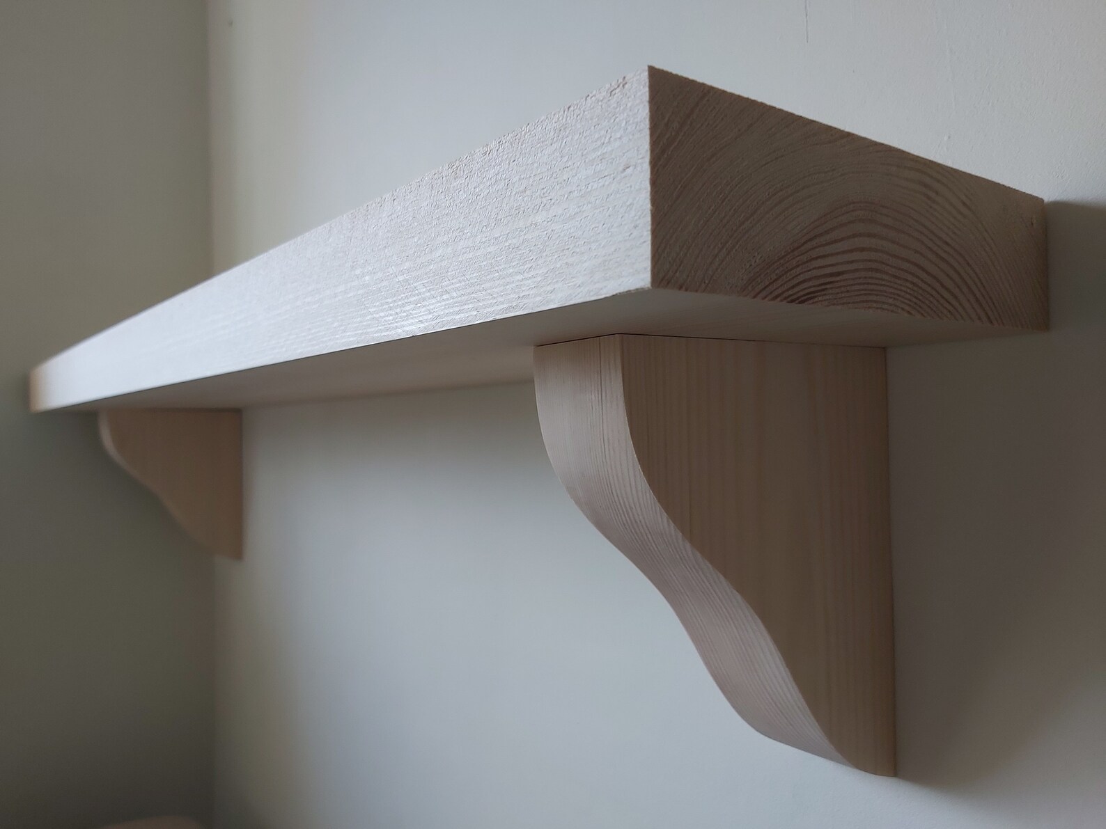 Wood Brackets 2x, Handmade Massive Pine Unfinished Brackets Etsy