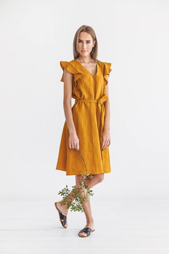 belted knee length dress Buy Women's Dresses Belted Knee Length Sleeveless Online