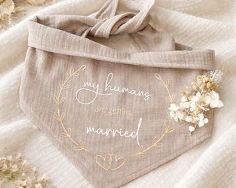 Wedding dog bandana, wedding bandana for dogs, wedding