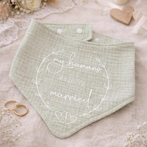 Wedding dog bandana, wedding bandana for dogs, wedding image 2