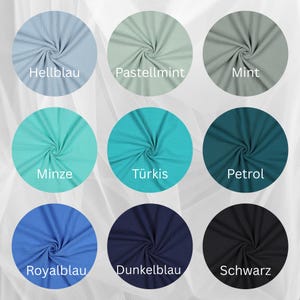 Personalized Luna dog bandana in 25 colors, dog bandana with name and custom text, for tying or buttoning, made of muslin image 9