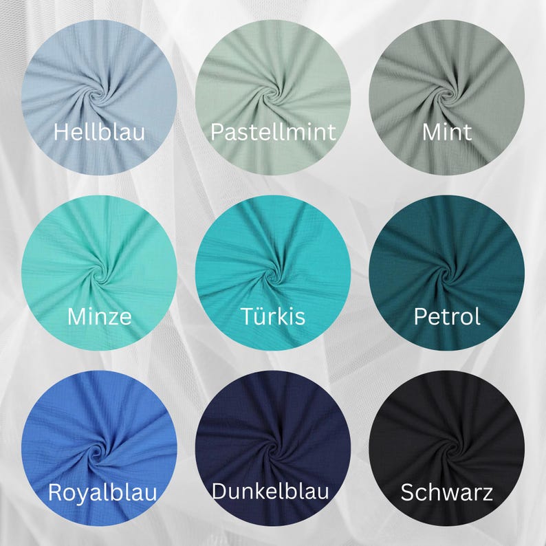Personalized Luna dog bandana in 25 colors, dog bandana with name and custom text, for tying or buttoning, made of muslin image 9