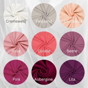 Personalized Luna dog bandana in 25 colors, dog bandana with name and custom text, for tying or buttoning, made of muslin image 8