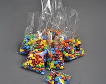 Clear Cellophane Sweet Bags Display  / Lollipop Bags - Food Safe