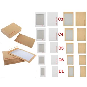 Board Backed Envelopes A4 / C4 and A5 / C5 immagine 7