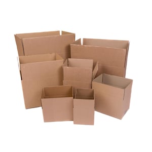 Cardboard Boxes Single Wall (22 Sizes) – Packing, Shipping, Moving, Storage, Removals, Mailing, Postage, Cartons, Packaging Supplies