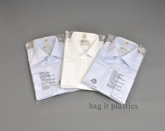 Garment Bags – Self-Seal. Clothes Covers for Shirts, T-Shirts, Dust Protection, Storage, Travel, Packaging