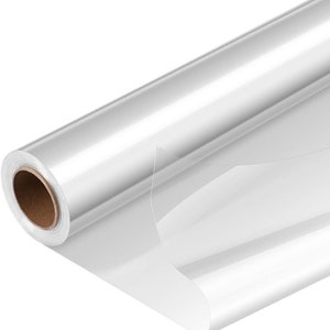 Clear Cellophane Florist Wrap / Gift Wrap - 40 Micron 800mm Wide