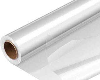 Clear Cellophane Florist Wrap / Gift Wrap - 40 Micron 800mm Wide