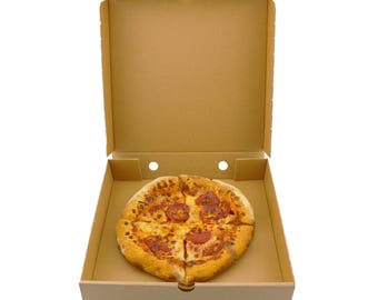 Cardboard Boxes Pizza / Takeaway Box with Rear Vent Holes