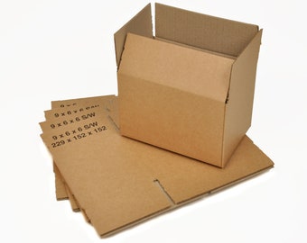 Cardboard Boxes 9” x 6” x 6” Single Wall