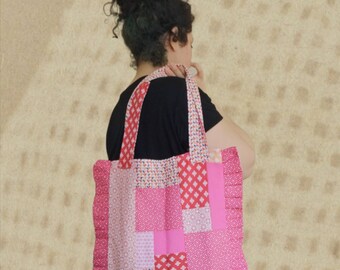 Summer Tote - Umhängetasche im Patchwork-Stil