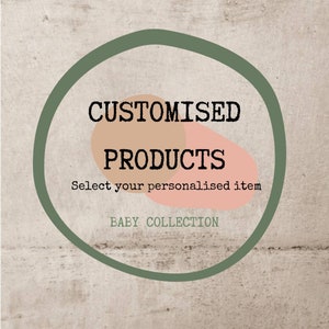 Produtos Personalizados - COLEÇÃO BEBÊ