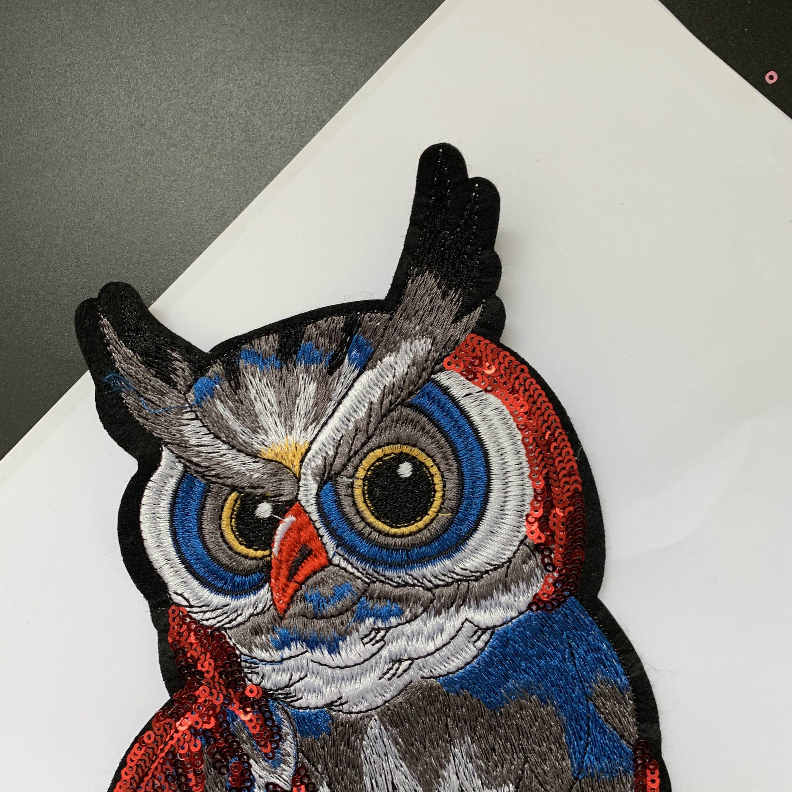 Owl Embroidery Patch / cool badge / iron on patch / sew on Etsy