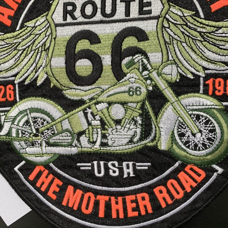 Harley-Davidson locomotive wings Patch cool badge iron on patch sew on patch embroidered patch patch for jacket applique