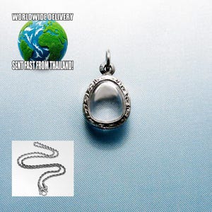 Mini colgante de lágrima grabado, micro medallón, terrario, exhibición natural, colgantes botánicos, joyería de resina, medallones, 28 mm/1,1" de alto