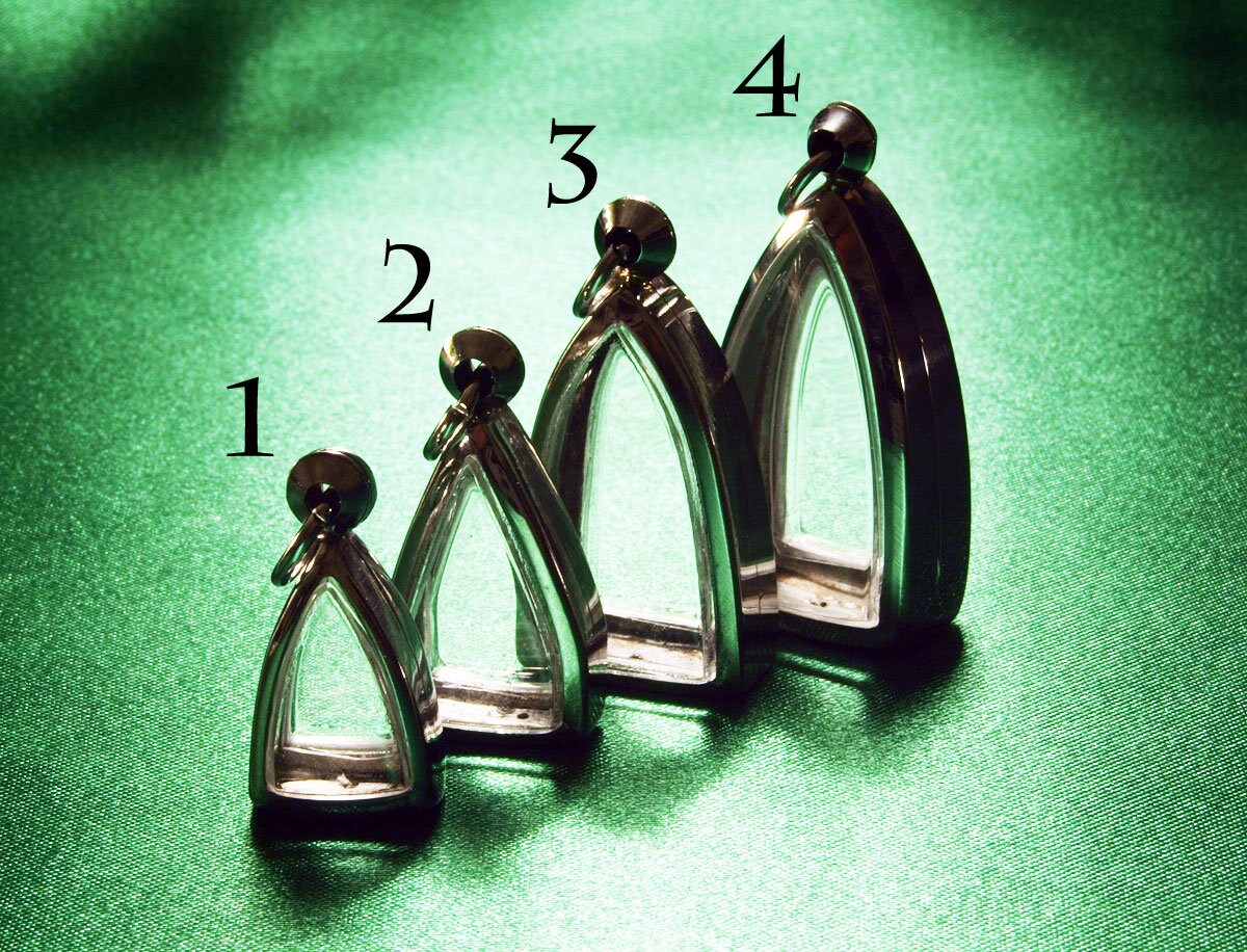 Gothic Arches Shadow Box Pendant Display Case Arch Window - Etsy