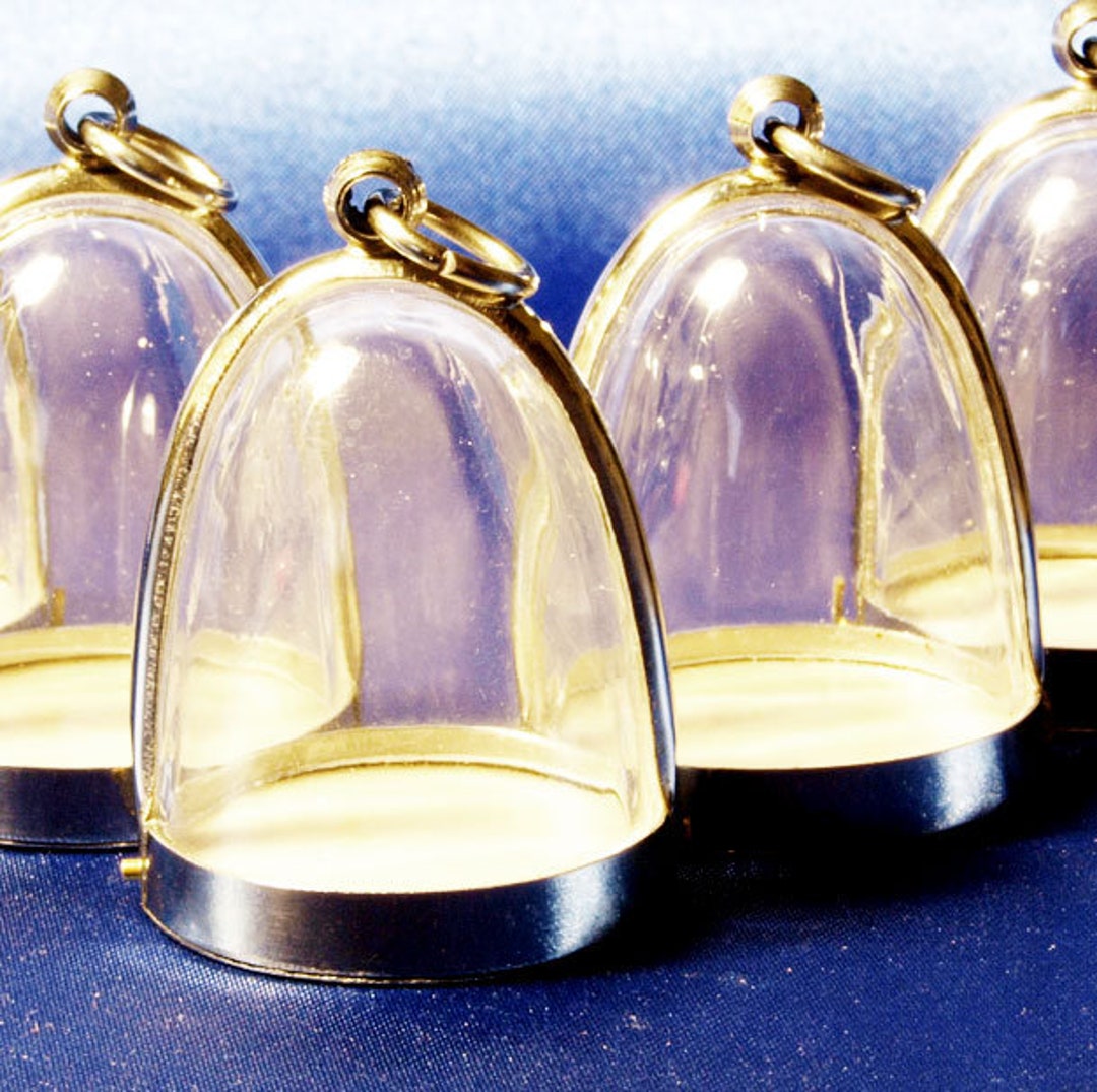 Jewelry Dome Craft Supplies Reliquary Pendant Terrarium Domes Pendant