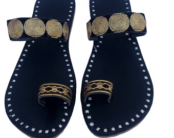 Womens black leather sandals Indian gotta patti style slippers flats flip flops casual footwear ethnic sandals for womens lades flats