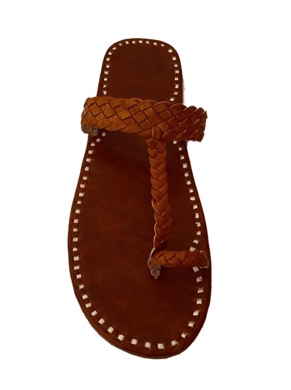 lederen slippers dames