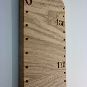 Personalised Wooden Height Chart Ruler, Wooden Height Chart, Children's ...