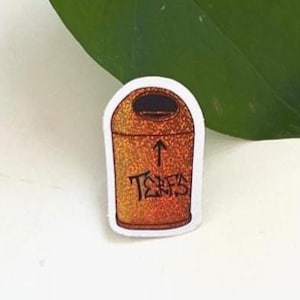 TERFs Are Trash Glitter Sticker | Trans Support Ally Decal | Feminist Statement Art