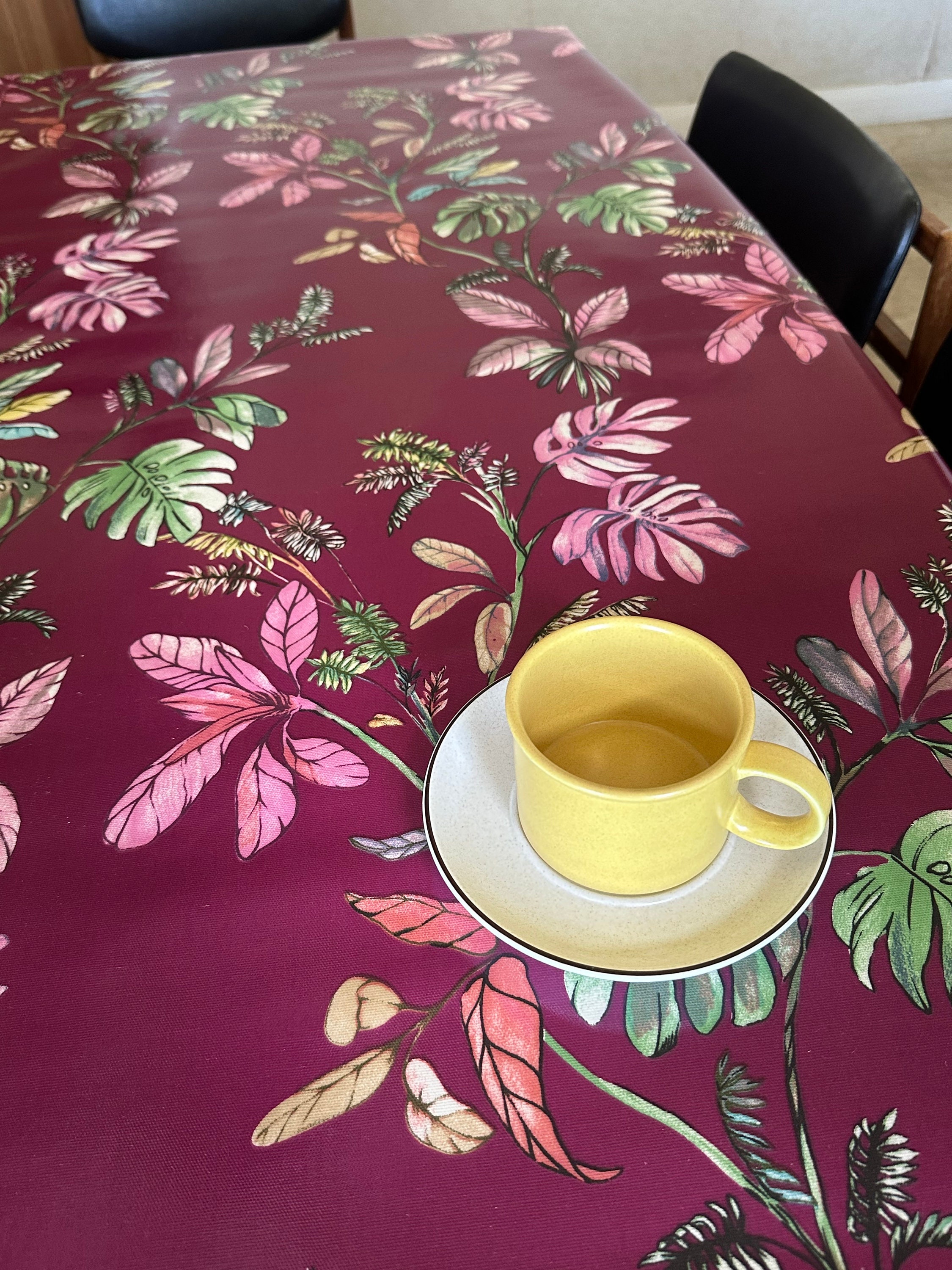 Nappe lavable en PVC tropical