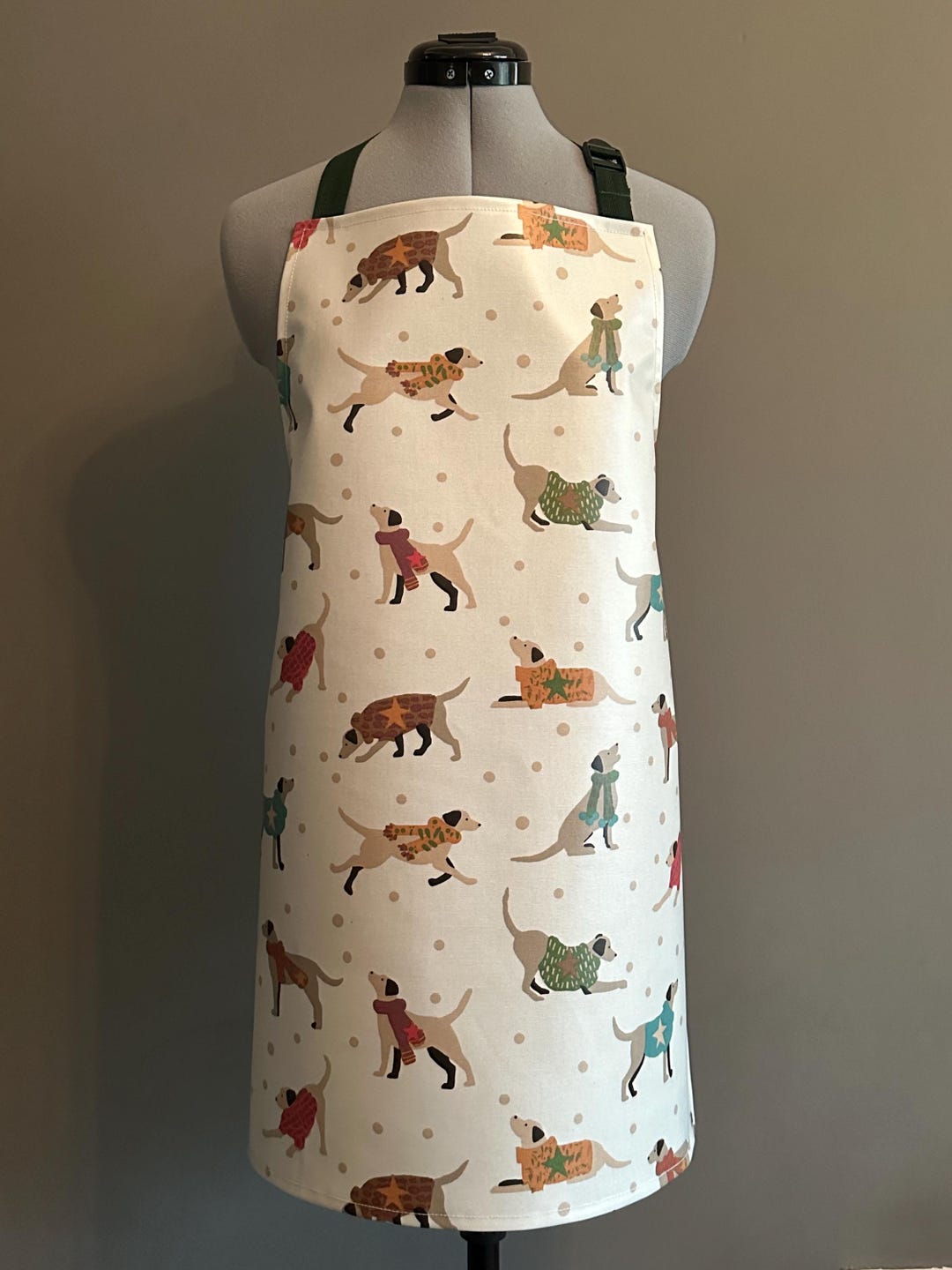 Wipeable Dapper Dogs Apron - Etsy UK