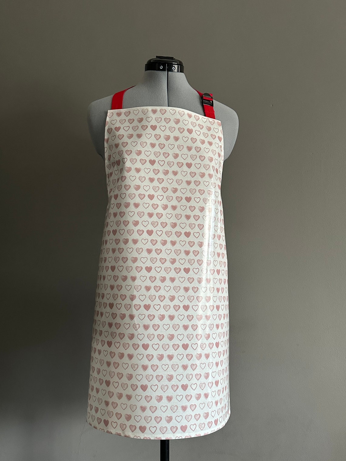 Wipeable Heart Design Apron - Etsy
