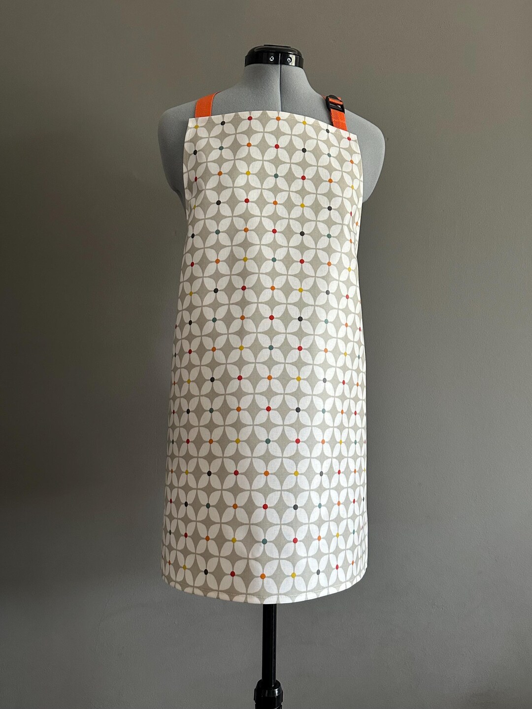 Wipeable Zap Geometric Design Apron - Etsy
