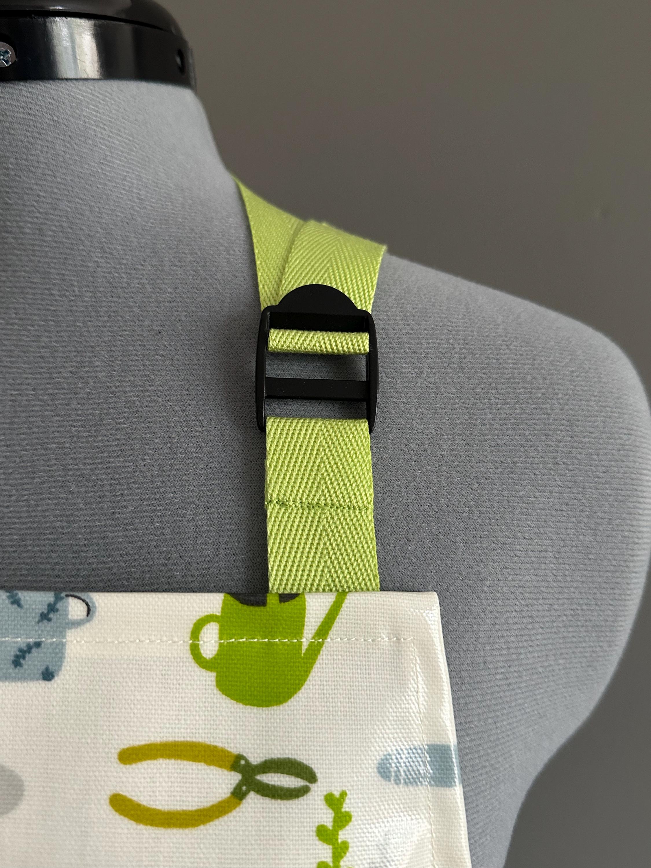 Wipeable Gardening Design Green Apron - Etsy