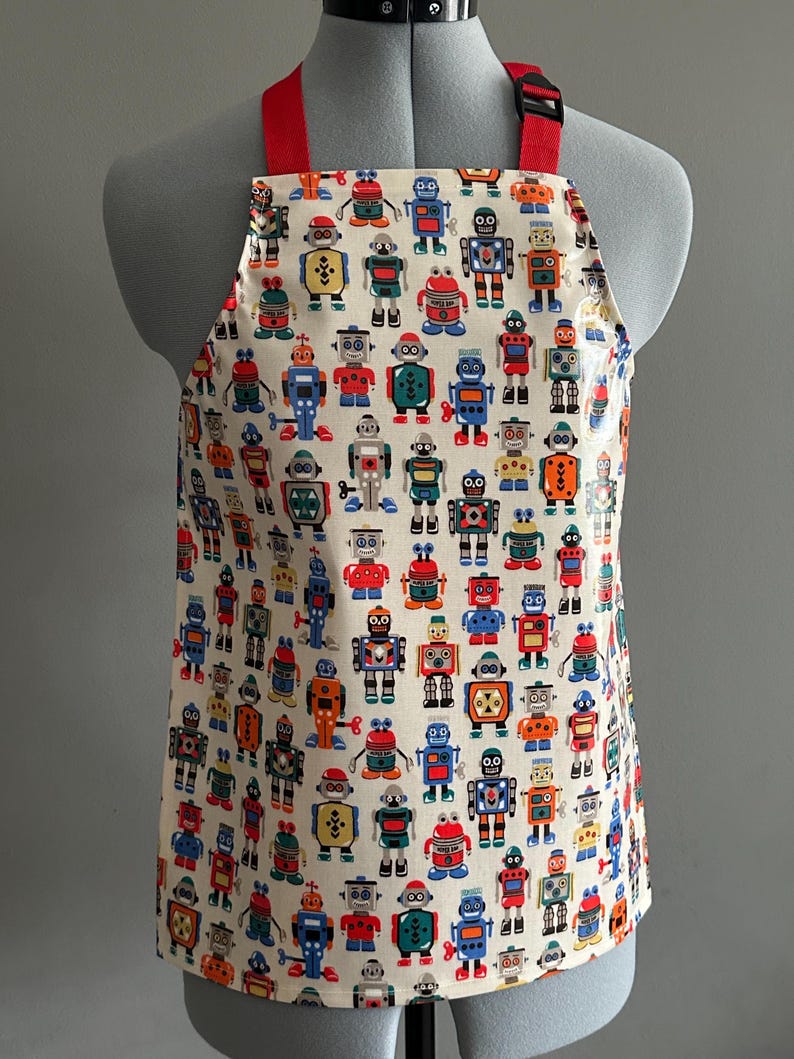 Aprons Robotics Wipeable Robot Apron - Etsy