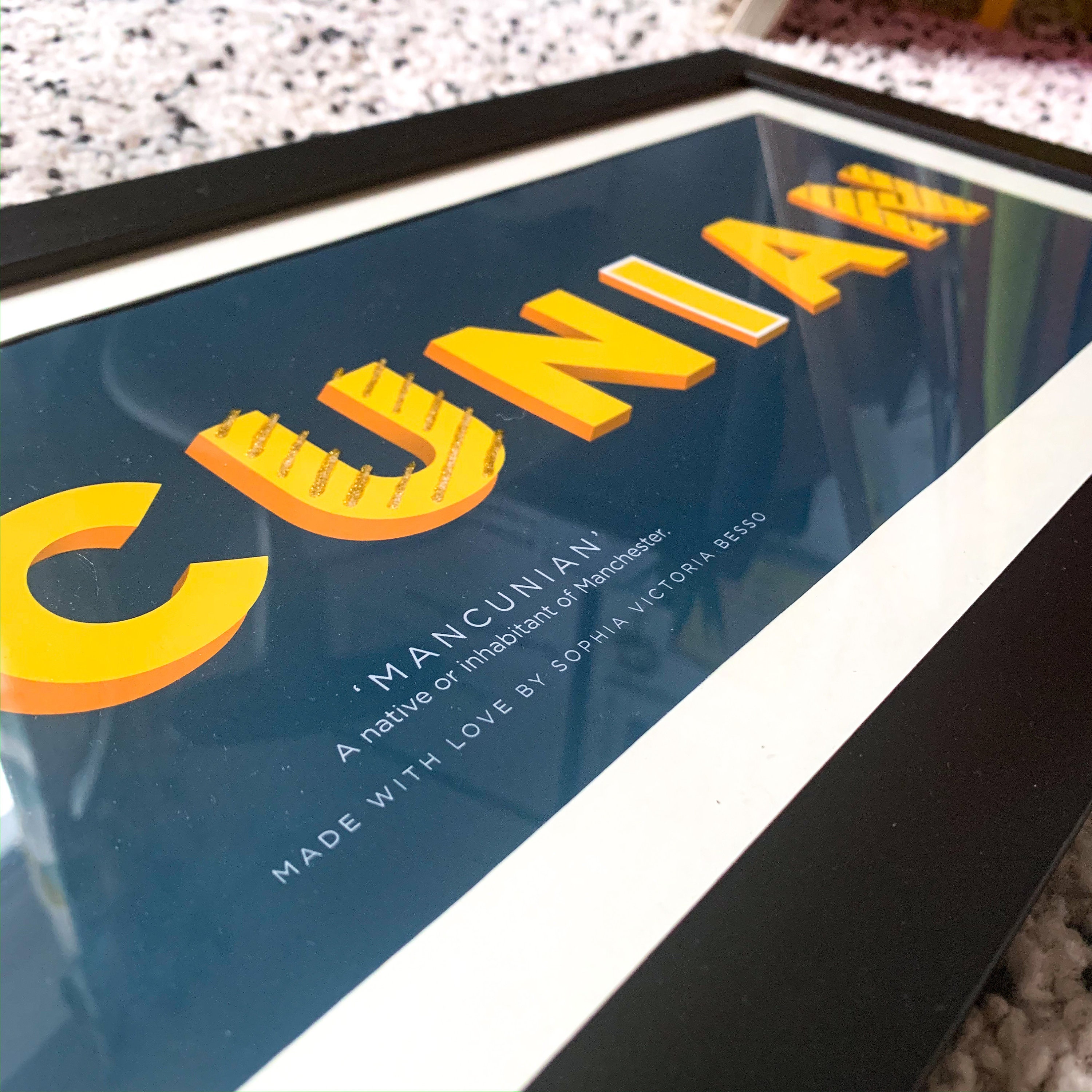 Mancunian Limited Edition Framed Print Etsy.de