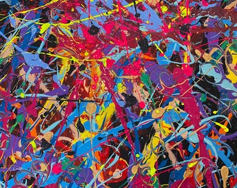 ジャクソン・ポロックにインスパイアされた抽象アート、ジャクソン