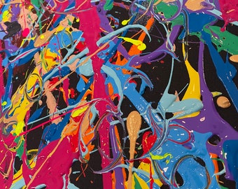 ジャクソン・ポロック 抽象絵画ウォールアート Amazon.co.jp: 123 Life ジャクソン ポロック フリーフォーム ウォール