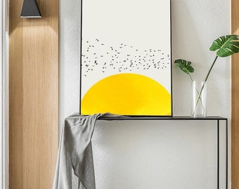 Glass Wall Art Print Photo Frame-London 40 x 60 cm Multi-Coloured Home Decor