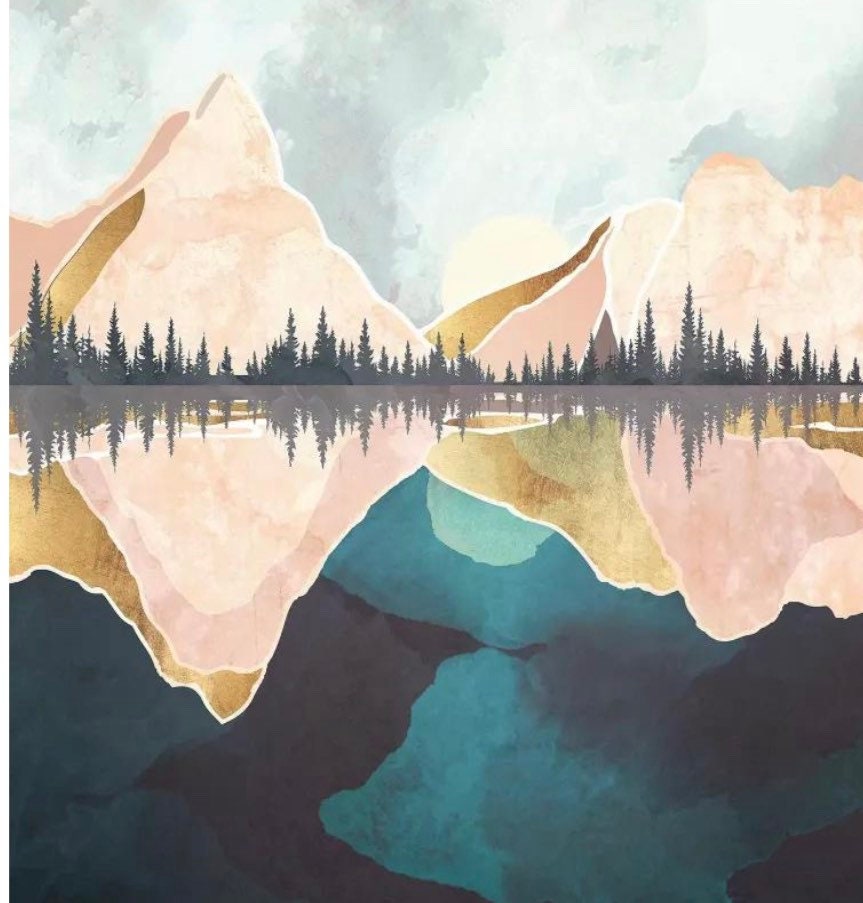 Set of three Nordic Scandinavian Prints on Canvas Wall Art Etsy