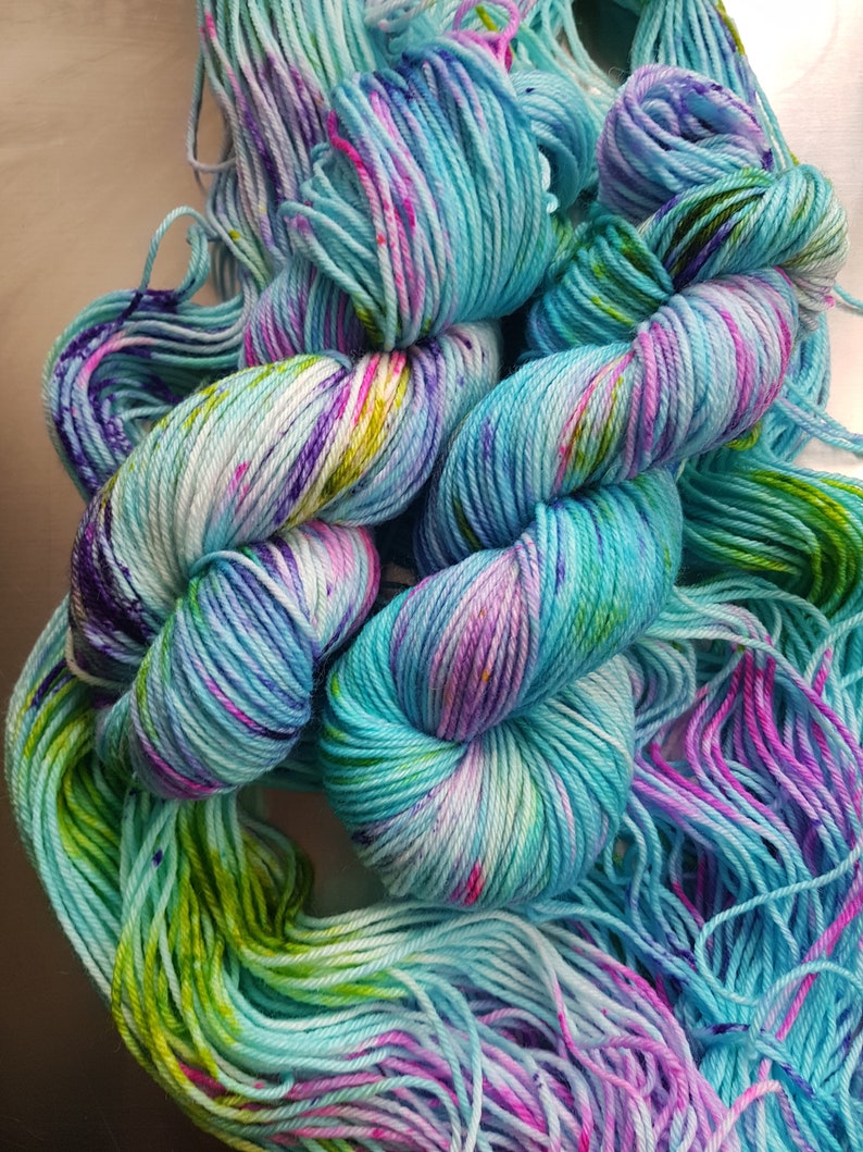 Luminosity   Hand Dyed Indie Yarn Merino Nylon DK 100g image 0