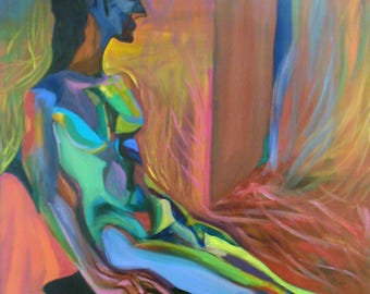 Woman in the fire