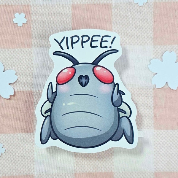 Yippee Bug Sticker