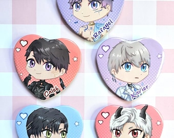 Love And Deepspace Heart Badges