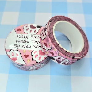 Kitty Paws Washi Tape