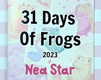 31 Days Of Frogs Zine Book