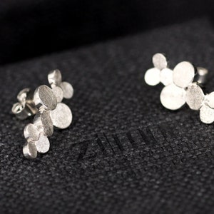 Earrings made of silver - confetti