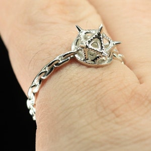 Ring in silver - Morning Star