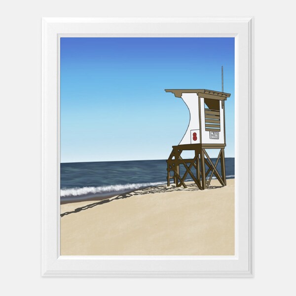 Wrightsville Beach Print Etsy