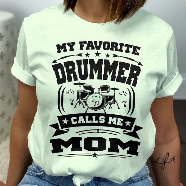 Drummer PNG My Favorite Drummer Call Me Mom, band gift, drummer Png,Svg, love drums, Svg,drummer gift, music teacher Png gift Musician Png,