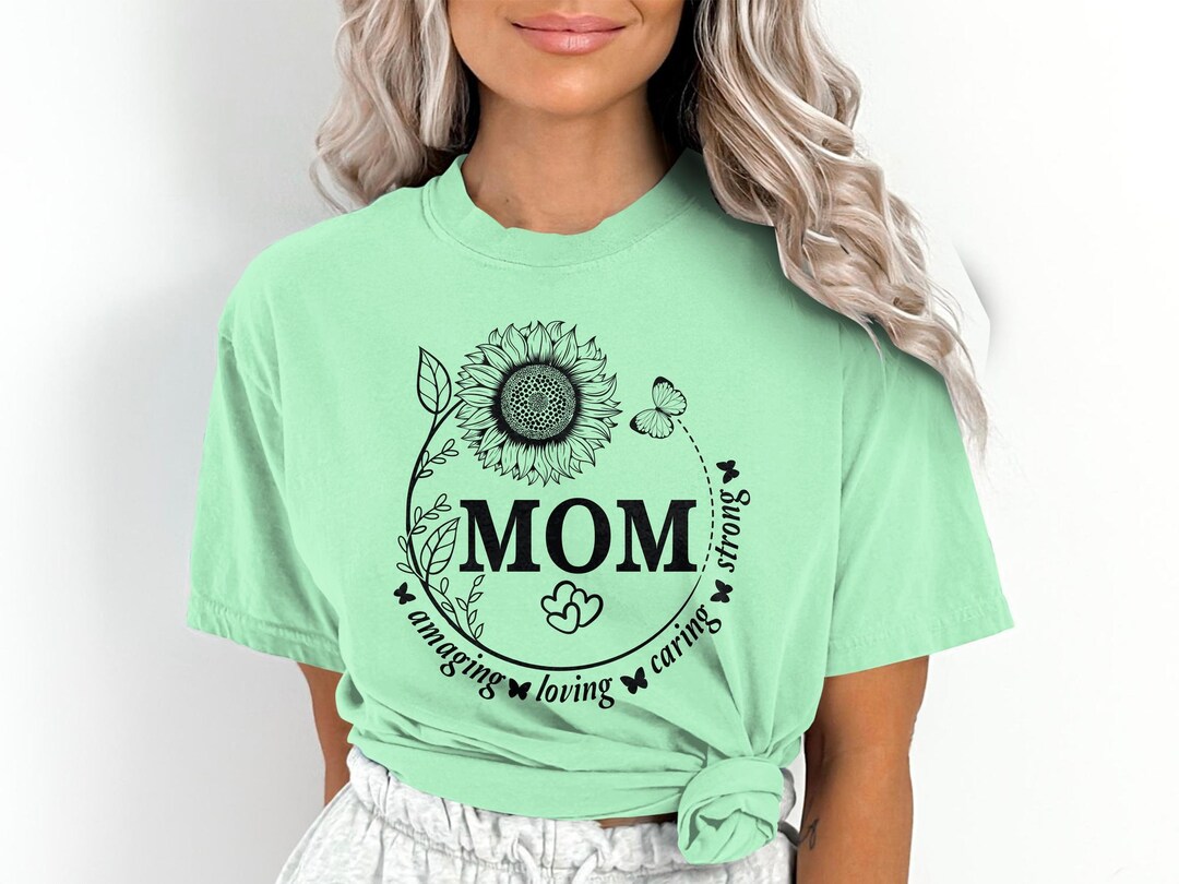 Sunflower Mom Svg Mother Svg Mom Svg Mother's Day Svg Etsy